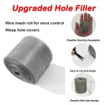 Stainless Steel Wire Mesh Roll,Rodent Tape Barrier Mesh,5" 32FT - Image 3