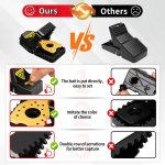 LULUCATCH Mouse Traps, 6 Pack Snap Rat Traps, Quick-Set Reusable Sanitary Mice Traps, Rodent Traps Mice Catchers Indoor Outdoor for Home Garage, Pet Safe & Easy to Use - Image 4