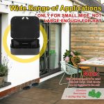 Qualirey 4 Pcs Mouse Bait Stations with Keys, Indoor Outdoor Traps,Black - Image 5