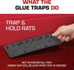Tomcat Glue Traps Rat Size with Eugenol for Enhanced Stickiness, 24 Traps - Image 6