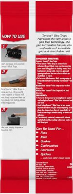 Tomcat Glue Traps Rat Size with Eugenol for Enhanced Stickiness, 24 Traps - Image 11