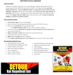 Detour Rat Repellent Gel Trays - Capsaicin Formula, 2 Ready-to-Use Trays - Image 3