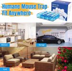 4 Pcs Humane Live Mouse Traps Indoor for Home, No Kill Catch & Release - Image 5