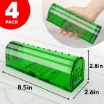 Humane Mouse Traps (4 Pack), Live Catch and Release Indoor Traps for Home - Image 3