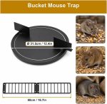 Bucket Mouse Trap - Mouse Traps Indoor for Home Metal - Image 2
