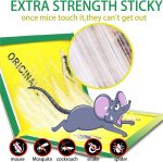 Ezoon 12 Pack Large Mouse Glue Traps with Enhanced Stickiness - Image 2