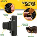 TRATPER Rat and Chipmunk Traps. Prevents Accidental Triggering with Dual Tunneled Design. Covered Snap Traps for Humane Kill, Reusable, Pest Control for Rats, Indoor & Outdoor Use. 4 Pack - Image 3
