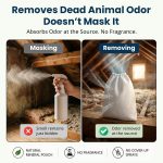 SMELLEZE Dead Animal Odor Eliminator for Home - Reusable Pouch - Image 2