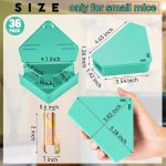Qualirey 36 Pcs Triangle Mice Rat Bait Stations, 5x3 in, Blue - Image 3