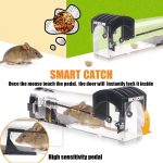 Humane Mouse Traps, 12 inches Enlarged No Kill Rat Live Traps for Chipmunks, Reusable Catch and Release Mice, Pet and Children Friendly Mouse Trap that Work (Black 2Pack) - Image 3