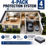 4 Pack Rat Bait Station with Key, 10.4 Inch Heavy Duty, Clear Cap - Image 4