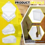 Qualirey 24 Pcs Triangle Mice Rat Bait Stations, 5x3 in, Translucent - Image 4