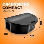 Mouse Bait Stations 8-Pack – Tamper-Resistant Locking Rodent Bait Boxes with Keys – Heavy-Duty Weatherproof Reusable Stations for Indoor & Outdoor Pest Control - Image 3