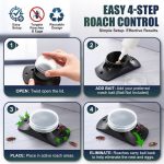 3 Pack Reusable Roach Trap Housing, Bait Not Included, Indoor - Image 5