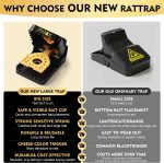 Rat Traps Outdoor Indoor, 6-Pack Heavy Duty Mouse Traps for Home - Image 3