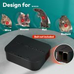 Rat Station Box with 1 Key, Complete Rodent Solution Keeps Rats Away, Pet & Child-Safe, Lock & Key Available, Reusable & Long-Lasting, Indoor & Outdoor, 4 Pack - Image 3