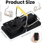 Qualirey 24 Pcs Mouse Traps Bulk Plastic Snap Rat Trap Reusable, Fast Kill - Image 5