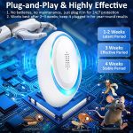 2026 Upgraded Ultrasonic Pest Repeller Indoor, Plug in Mouse Repellent Device for Rodent, Mouse, Bugs, Mosquito, Mice, Spider, Ant, Electronic Pest Control Traps for Home, Kitchen, Office, 6 Pack - Image 4