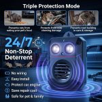 2 Pack Magnetic Rodent Repellent for Car Engines, Ultrasonic Rodent Repeller with Frequency Sweeping and Strobe Flashing Light, Ultrasonic Mouse Deterrent for Car Engines - Image 3