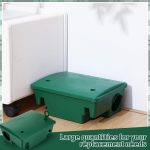 Qualirey 12 Packs Rat Bait Stations Rodent Traps Outdoor Indoor, Green - Image 5