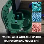 Exterminators Choice - 6 Pack Rat Bait Station Boxes with 1 Key - Heavy Duty Mouse Trap Holder - Great for Catching Rats and Mice - Pest Control - Durable and Discreet - Image 3