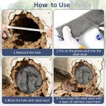 Steel Wool Mesh Mice Control, Mouse Rat Traps Fill Rodent Control for Holes - Image 4