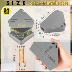 Qualirey 24 Pcs Triangle Mice Rat Bait Stations, 5x3 in, Gray - Image 3