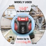Ultrasonic Mouse Repellent, PIR Sensor, 360° Coverage & LED Strobe Lights - Image 7