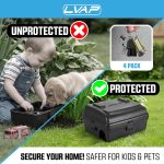 4 Pack Rodent Bait Station Keys for Protecta LP, EVO Protecta, Aegis Mouse Bait Station, Bell Labs, EZ-Clean, Heavy-Duty Plastic Assorted Replacement with 2 Key Rings & Warning Labels. - Image 6