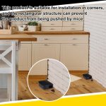 Qualirey 12 Pcs Mouse Bait Stations with Keys, Indoor Outdoor,Black - Image 4