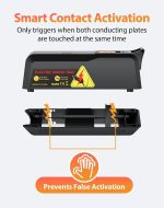 2 Pack Electric Mouse Trap Zapper with Powerful Voltage, Effective Electronic Mouse Traps Indoor for Home, No-Touch Disposal, Reusable Small Mice Catcher for Kitchen, Living Room and More - Image 3