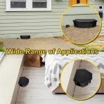 2 Pcs Mysora Bulk Rat Bait Station with Keys, Black - Image 5