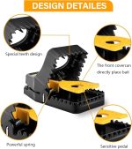 Reusable Mouse Traps for Indoor Use – Plastic Mice Traps with Sensitive Trigger, Easy to Set Rodent Control for Home, Kitchen, Garage - Image 3