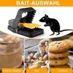 Reusable Mouse Traps for Indoor Use – Plastic Mice Traps with Sensitive Trigger, Easy to Set Rodent Control for Home, Kitchen, Garage - Image 4