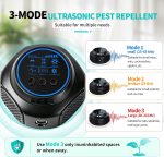 Ultrasonic Pest Rodent Repellent, Mouse Squirrel Ant Roach Spider Repellent - Image 3