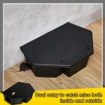 Qualirey 4 Pcs Rat Stations with Keys Mouse Boxes Lockable, Black - Image 5
