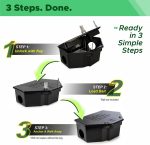 Mouse Bait Station 2 Pack Large Size, Tamper-Resistant Lockable Bait Boxes Indoor Outdoor, Large Rodent Bait Box with Key, Reusable Weather-Resistant Pest Control - Image 6