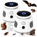 2 Pack New Rodent Repellent Ultrasonic Mouse Repellent Mice Repeller Indoor