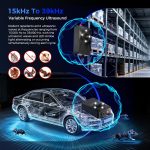 2-Pack Ultrasonic Rodent Repellent for Car Engine, Battery Powered Under Hood Mouse Repellent with LED Strobe Lights, Keeps Rats and Mice Away from RVs, Garage, Shed, Attic, Indoors - Image 2