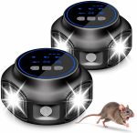 2026 Ultrasonic Rodent Repellent Plug in Mice Repellent Indoor for Home