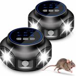 2026 Ultrasonic Rodent Repellent Plug in Mice Repellent Indoor for Home