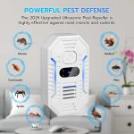 2026 Upgrade Ultrasonic Pest Repeller, 4 Pack Plug-in Electronic Mouse Deterrent with Smart Frequency, Safe & Quiet Indoor Rodent Repellent for Mice, Rats, Roaches, Ants, Spiders, Mosquitoes & Bugs - Image 2