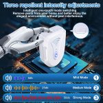 2026 Upgraded Ultrasonic Pest Repeller, Mouse Repellent Indoor Ultrasonic Plug in, Pest Control for Bugs Roaches Insects Mice Spiders Flies Cockroach Rodent Rat 6 Packs - Image 2