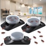 3 Pack Reusable Roach Trap Housing, Bait Not Included, Indoor
