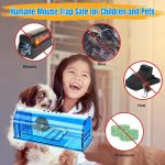 4 Pcs Humane Live Mouse Traps Indoor for Home, No Kill Catch & Release - Image 2