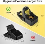 6-Pack Mouse Traps, Small Mouse Trap Indoor for Home, High Sensitive Mice Traps, Easy & Quick-Set Mousetrap, Reusable Rat Trap for Outdoor/Garage/Kitchen/Garden - Image 2