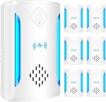 6 Packs Ultrasonic Pest & Insect Repeller, Upgraded Indoor Ultrasonic Repellent for Mosquitoes, Roaches, Flies, Mouse, Geckos, Spiders, Electronic Plug in Pest Control, 2 Mode Switching, White