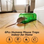 6 Pcs Humane Mouse Traps No Kill,Catch and Release Mouse Traps that Work,Live Mouse Trap Small Capture Cage,Reusable Mice Trap Catch for House & Outdoors - Image 2