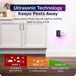 AMZ Brand Professional Ultrasonic Pest Repeller Plug In | Powerful Ant, Rat & Mouse Repellent | 3 Modes Deterrent | Complements Traps, Poisons, Sprays | 2 Pack - Image 2