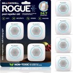 Bell+Howell Ultrasonic Pest Repeller Indoor 4 Pk, Mice Repellent Indoor Home Kit, DIY Pest Control at Home, Plug in Spider Repellent, Rodent Repellent, Bug, Insect & More, Family and Pet Safe